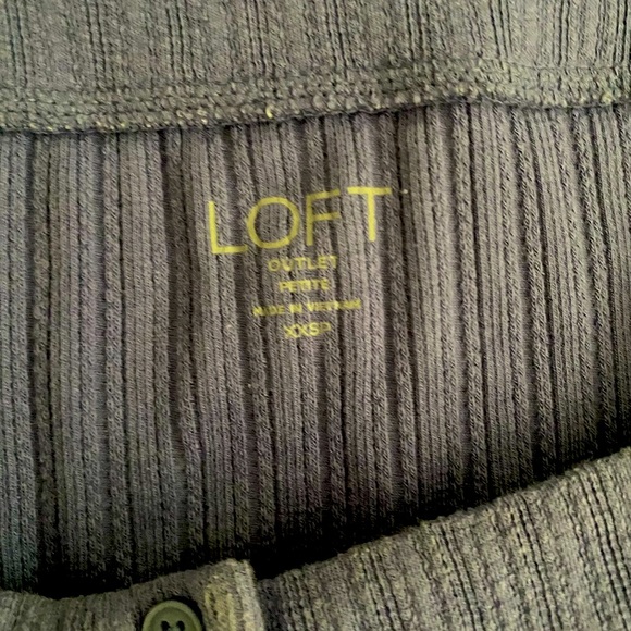 Loft outlet purple square neck top XXSP - Picture 3 of 3